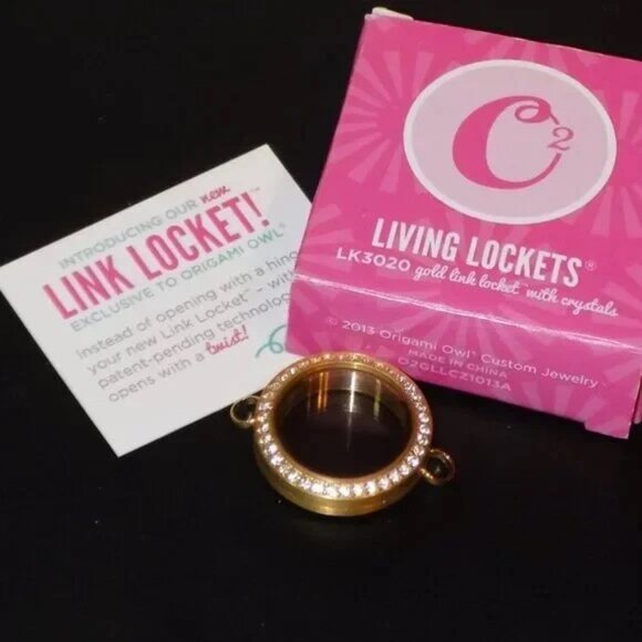 Lot of 3 Origami Owl Living Lockets Bundle. LK3020 Gold Link, LK1018, LK1002 - Picture 2 of 9